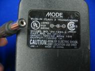Mode Electronics DV-1280-3 12V 1A 16W Netgear AC Adapter