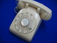 Western Electric CS500DM Rotary Dial Telephone Beige