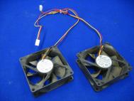 Lot of 2 HZ PV883DF0 DC Brushless Fan DC12V 0.15 A Sleeve Bearing