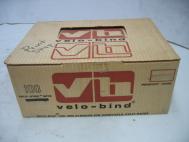 Velo-Bind Velo-Strip Set White 8.5
