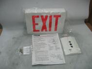 Thomas & Betts XLEDWRW-N Galaxy Series AC/DC Exit Sign