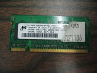 Micron MT4HTF3264HY-667B3 256MB 1Rx16 PC2-5300S Laptop RAM Memory
