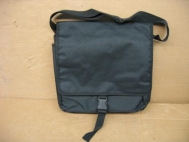 Laptop Bag Black w/ Buckel and Velcro 12