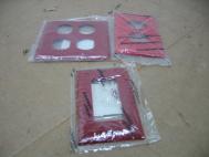Cooper/Hubbell Lot of Assorted Red Panel Covers