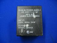 AT&T KS-22911 by James Electronics 120V 24W 48VDC 200mA Power Supply