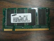 Samsung M470L6524BT0-CB3 512MB DDR PC2700 Laptop RAM Memory