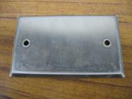 Cooper 304SS 1 Gang Blank Plate Stainless