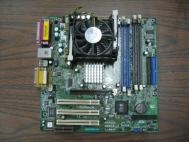 ASRock GE Pro-M v1.02 478 Motherboard w/ Intel Processor and Heatsink/Fan