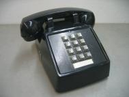 Cortelco 250000-VBA-20M Black Corded Push Button Desktop Phone