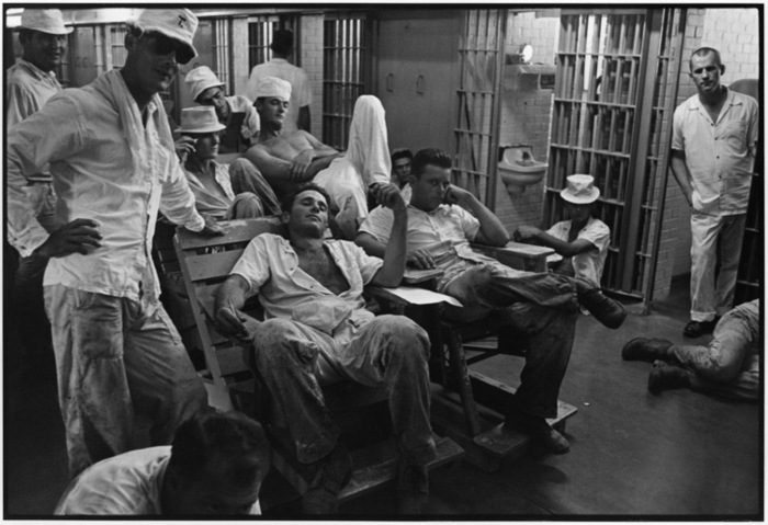 'Ramsey Prison Cell Block, Texas Prison, 1968' © Danny Lyon.