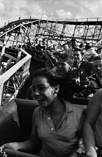 Girl Riding the Cyclone, 1950.