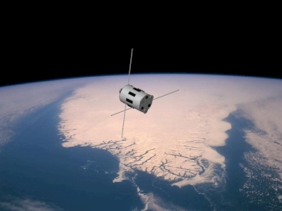 Tubesat_spectrolab_solar_cells_antenna_earth_background_assembly_1