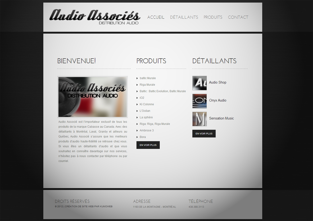 Audio associes project