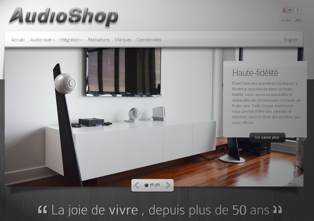 audio shop project