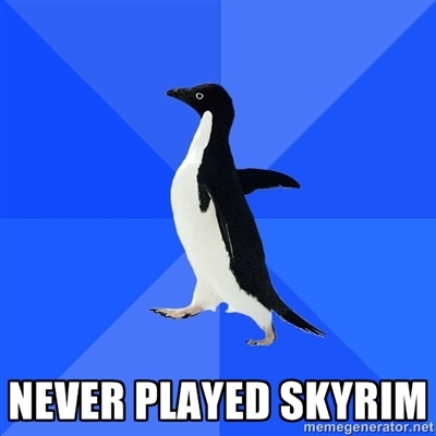Socially Awkward Gamer Penguin