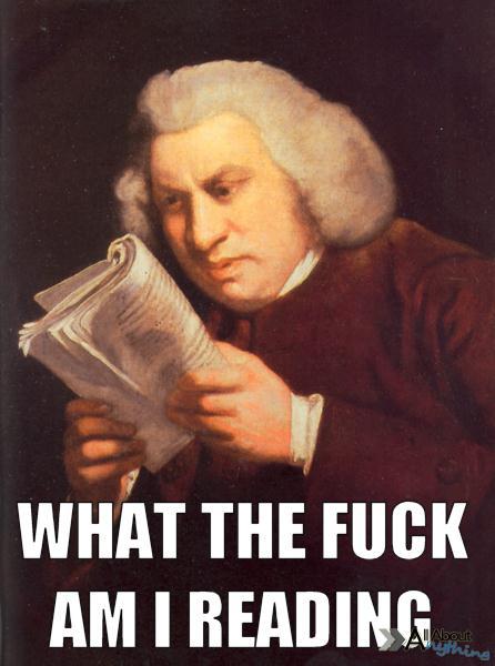 What the fuck am i reading?