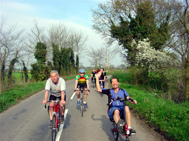 Southwark Cyclists on a ride to Suffolk Credit: Paul Hayward