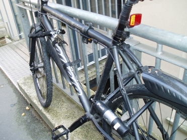 Lock your bike through the frame and the wheel, ideally with two locks