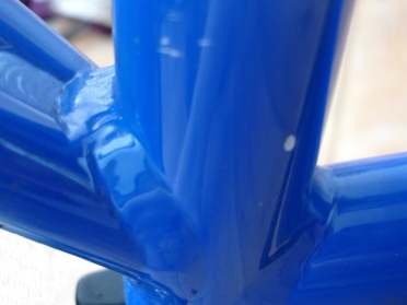 Look out for cracks in your frame, especially around the joins