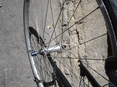 Removing the wheel