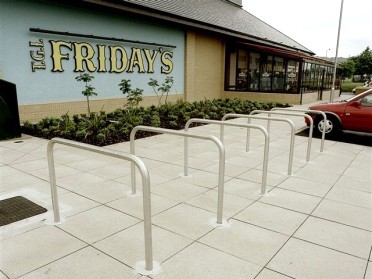 Stainless steel Sheffield stands Credit: Steel Line UK Stainless steel Sheffield stands Credit: Steel Line UK