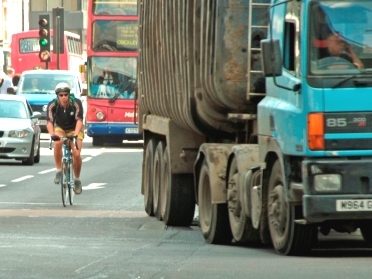 Take care around HGVs Credit: Adrian Lewis