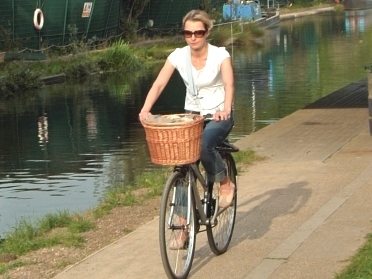 Enjoying the canal in the sunshine Credit: Adrian Lewis