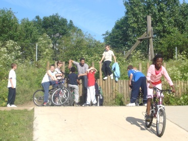 Burgess Park Bike Track Burgess Park Bike Track