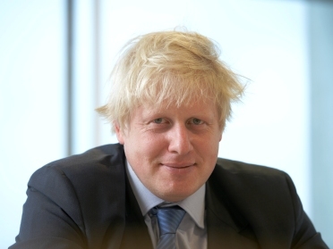 New mayor Boris Johnson