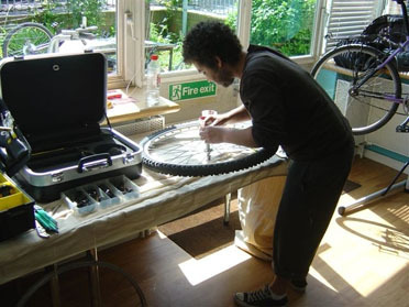 Candi-Cycles maintenance session