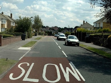 Slower speeds reduce road danger Slower speeds reduce road danger