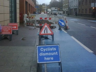 Roadworks block SuperHighway 
