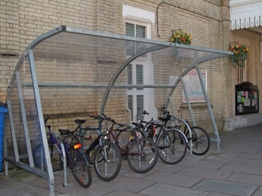 Sheltered cycle parking Credit: Adrian Lewis Sheltered cycle parking Credit: Adrian Lewis