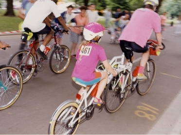 Racing on a trailer cycle