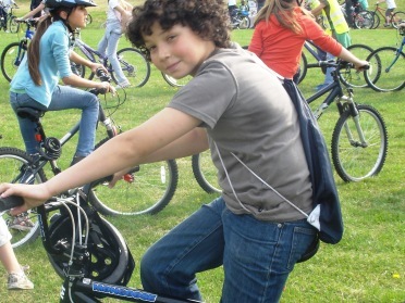 Cycling is a fun and smart way of getting to school