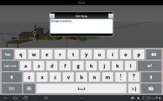 SightSpace 3D Note Screenshot