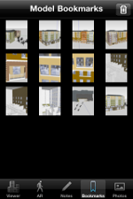 SightSpace 3D iPhone Bookmarks Screenshot