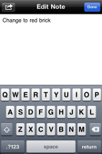 SightSpace 3D iPhone Type Notes Screenshot