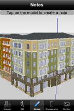 SightSpace 3D iPhone Notes Screenshot