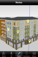 SightSpace 3D iPhone Notes Screenshot