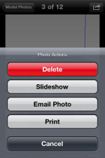 SightSpace 3D iPhone Photo Actions Screenshot
