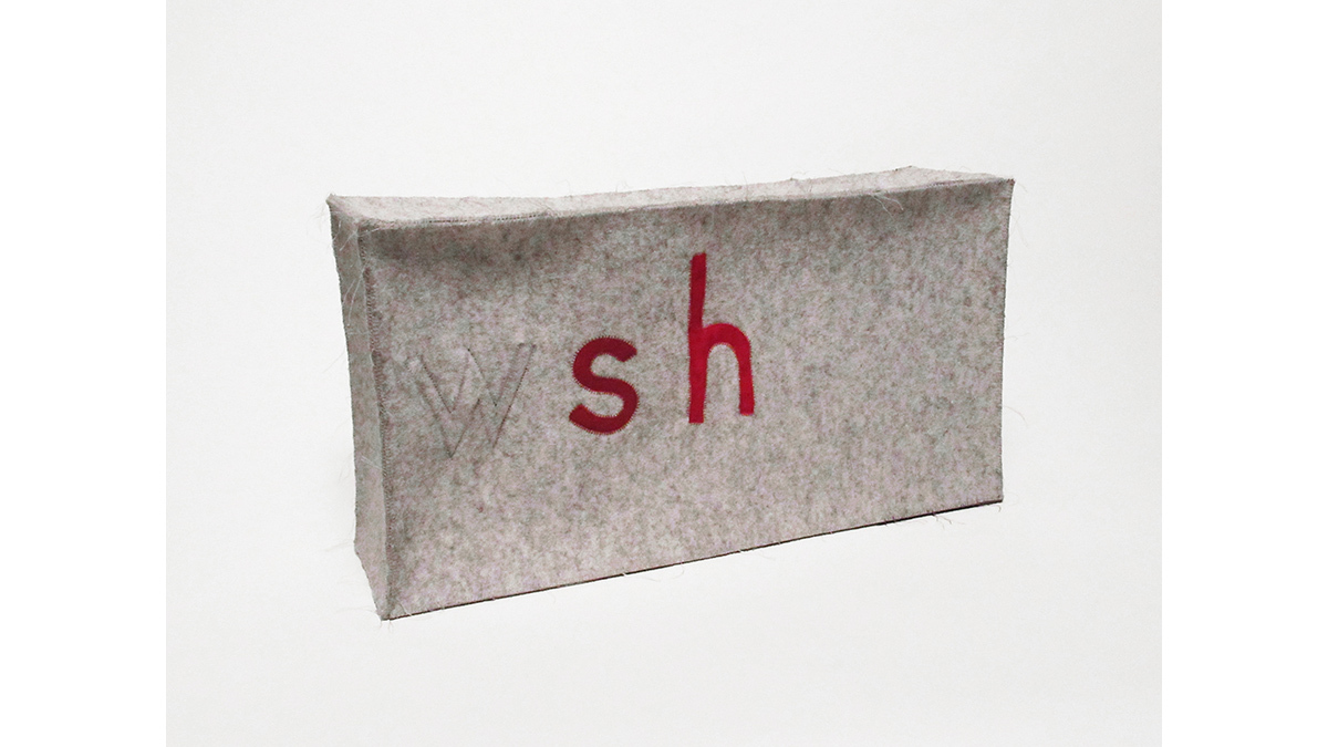 Cyrilla Mozenter, "bended with scissors", 2018, Industrial wool felt hand sti.... Image #1448