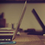 This is an image of two laptop computers