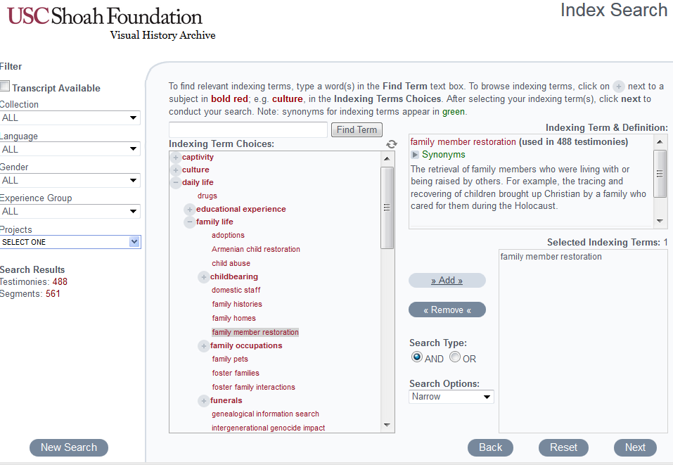 Index Search Visual History Archive LibGuides At ProQuest