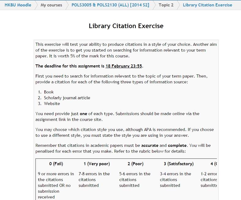 information literacy examples