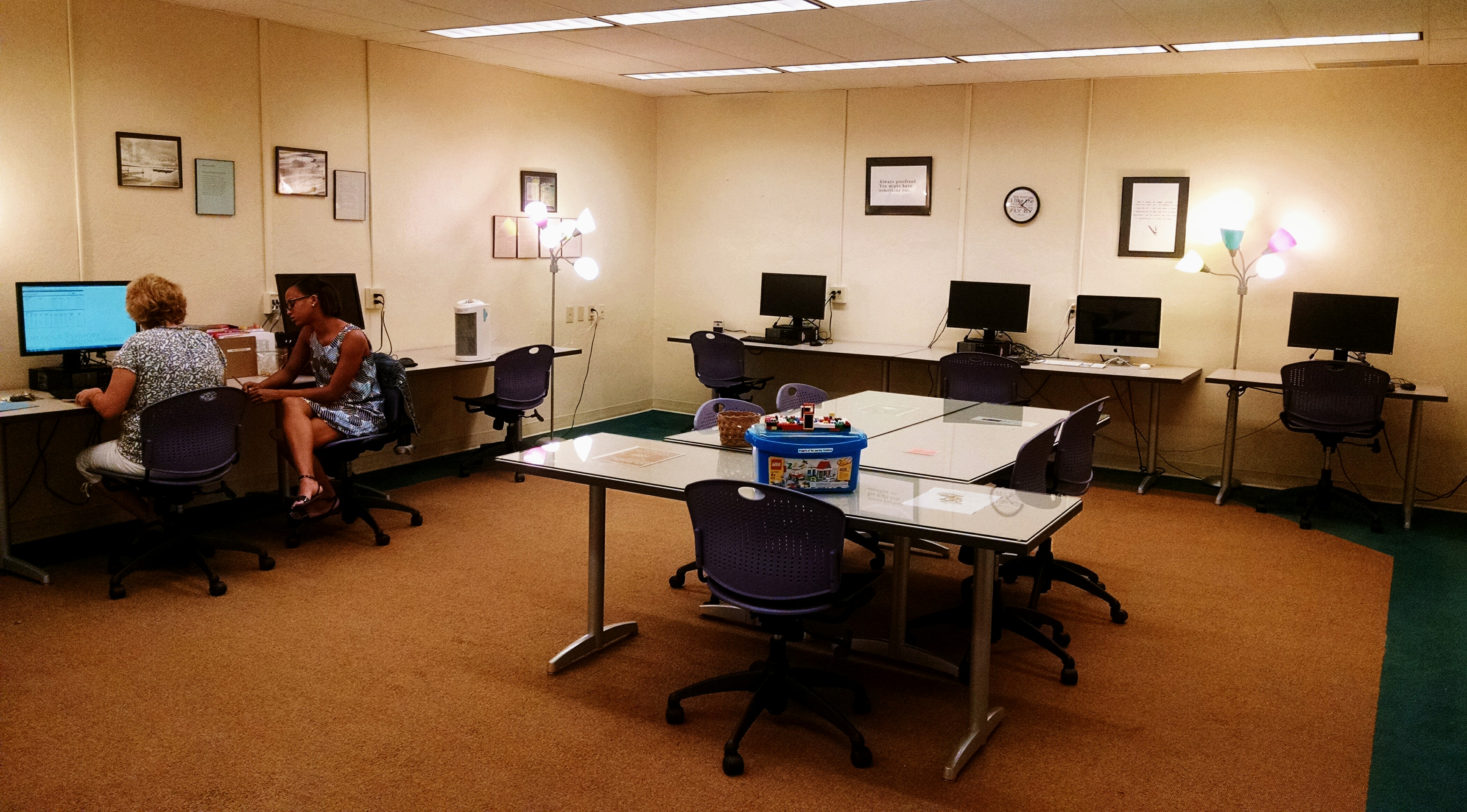 Location & Hours to the Learning and Writing Center