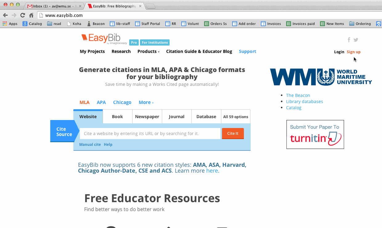 easybib com