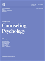 Journal of Counseling Psychology cover.