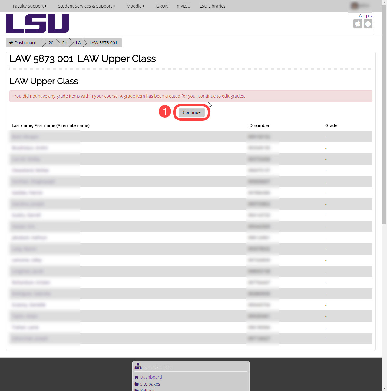 How to Post Grades in Seminars Moodle Research Guides at Louisiana