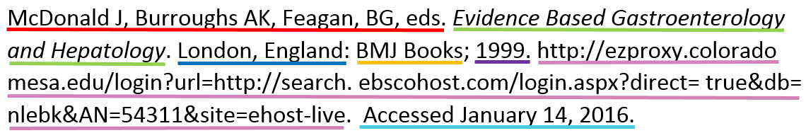 AMA Style Cite Sources LibGuides at Colorado Mesa